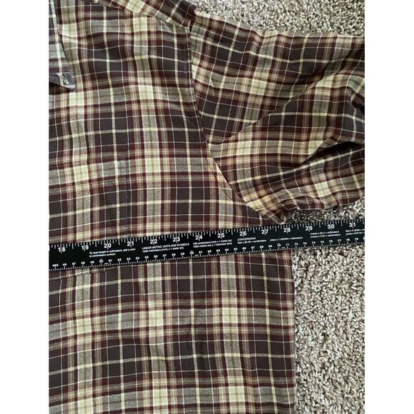Brooks Brothers Flannel Plaid Red Cotton Button Down Long Sleeve Shirt Size XL - Picture 11 of 11